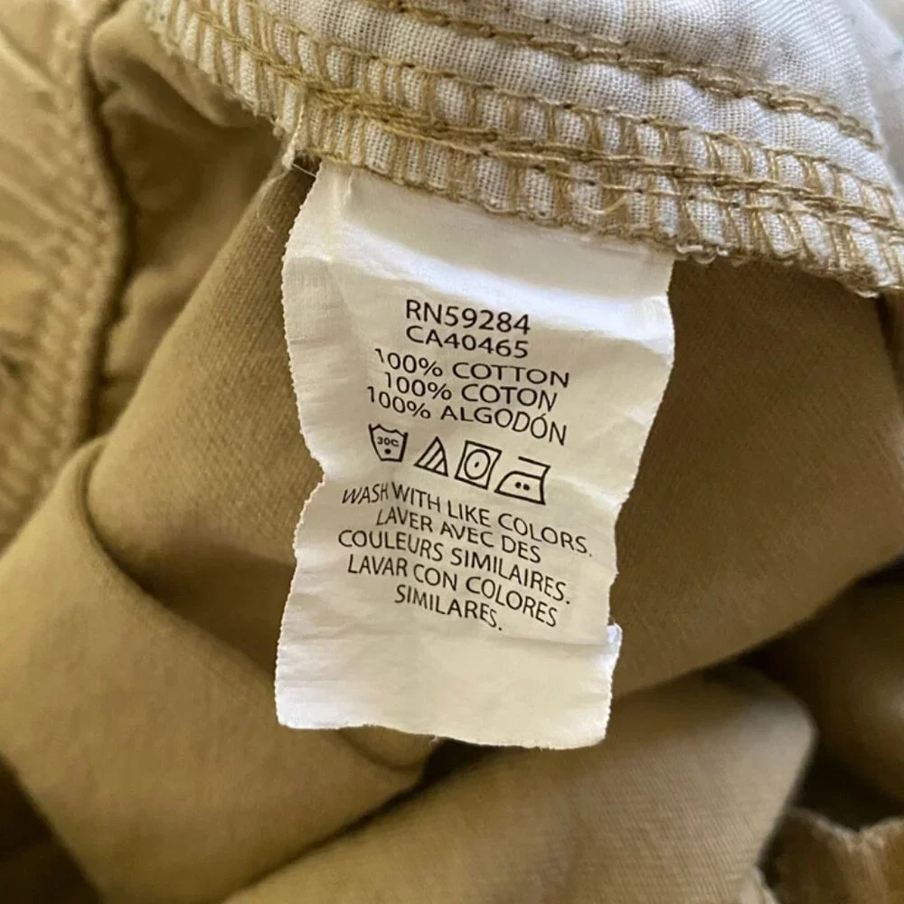 The Children's Place Boys' Pull on Cargo Pants, 3 pcs, Tan, Size 18, Preowned